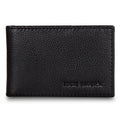 EB Signature Logo Leather Bifold With Money Clip Wallet