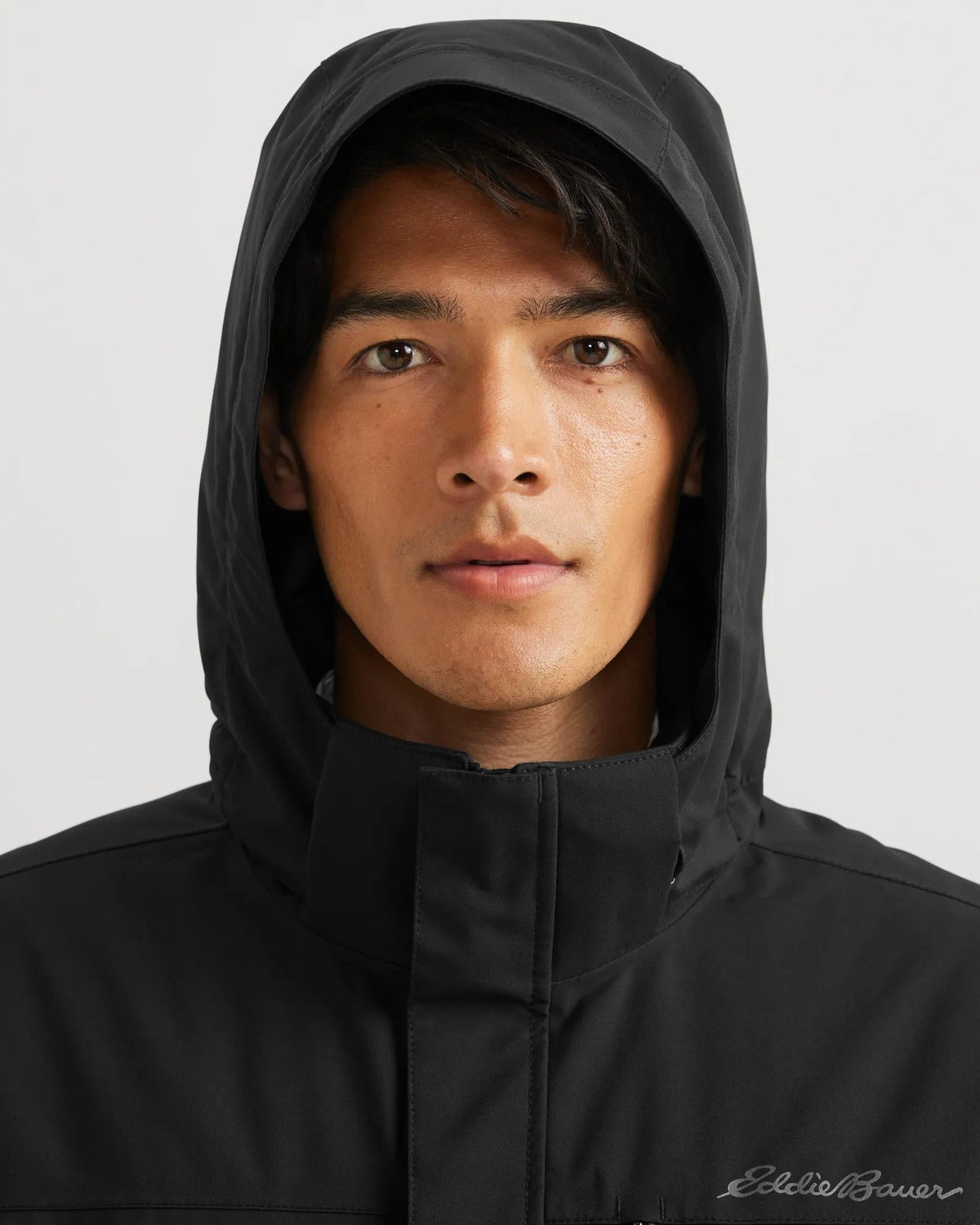 Men's Mainstay Insulated Waterproof Hooded Trench Coat
