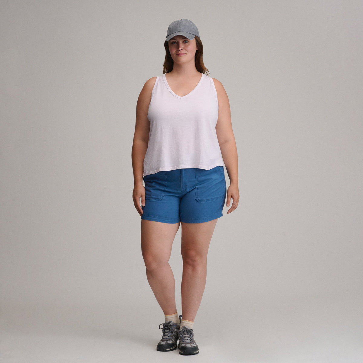 Women's Sunwashed Cotton V-Neck Tank