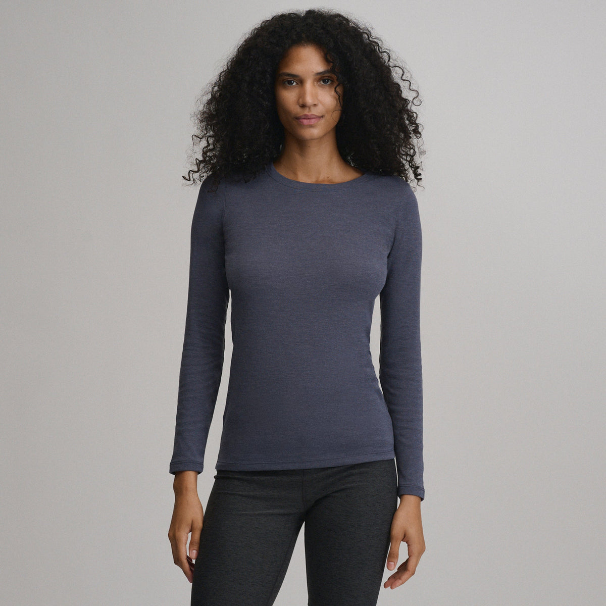 Women's Fav Long Sleeve Crew Neck Tee