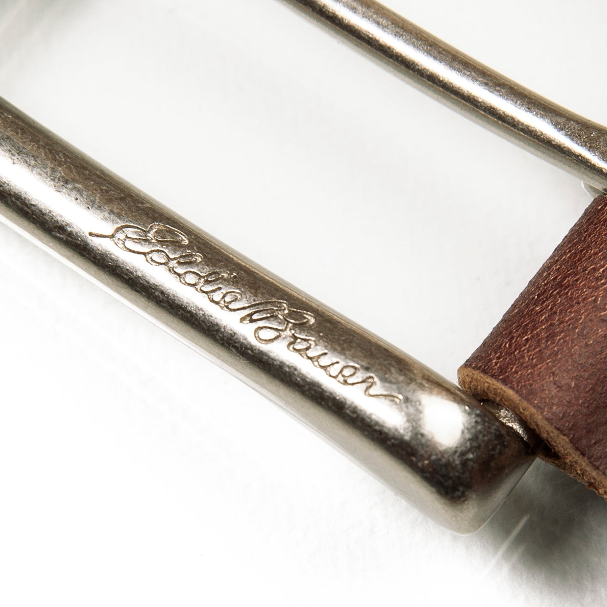 Men's Reinforced Tab Leather Belt