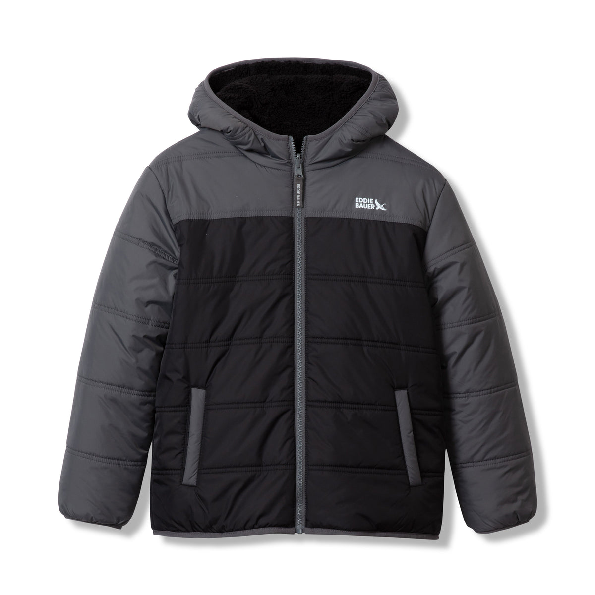 Boys Deer Harbor Reversible Hooded Jacket
