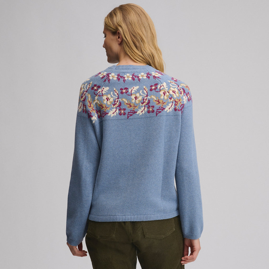 Women's Placed Intarsia Sweater