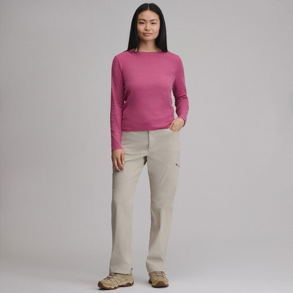 Women's Everyday Long-Sleeve Crewneck T-Shirt