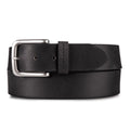 Men's Bridle Leather Belt With Nickel Finish Buckle