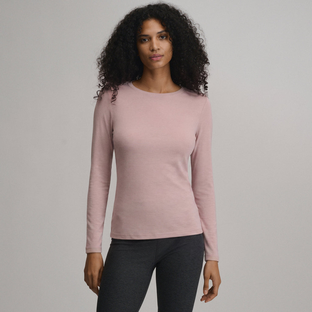 Women's Fav Long Sleeve Crew Neck Tee