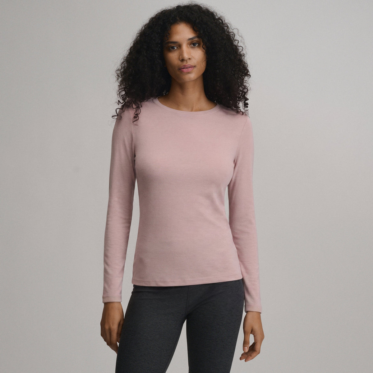 Women's Fav Long Sleeve Crew Neck Tee