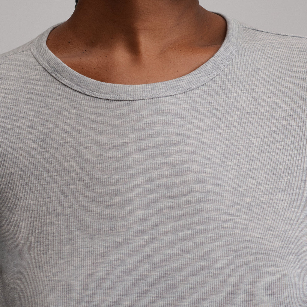 Women's Softline Rib Long-Sleeve Crew