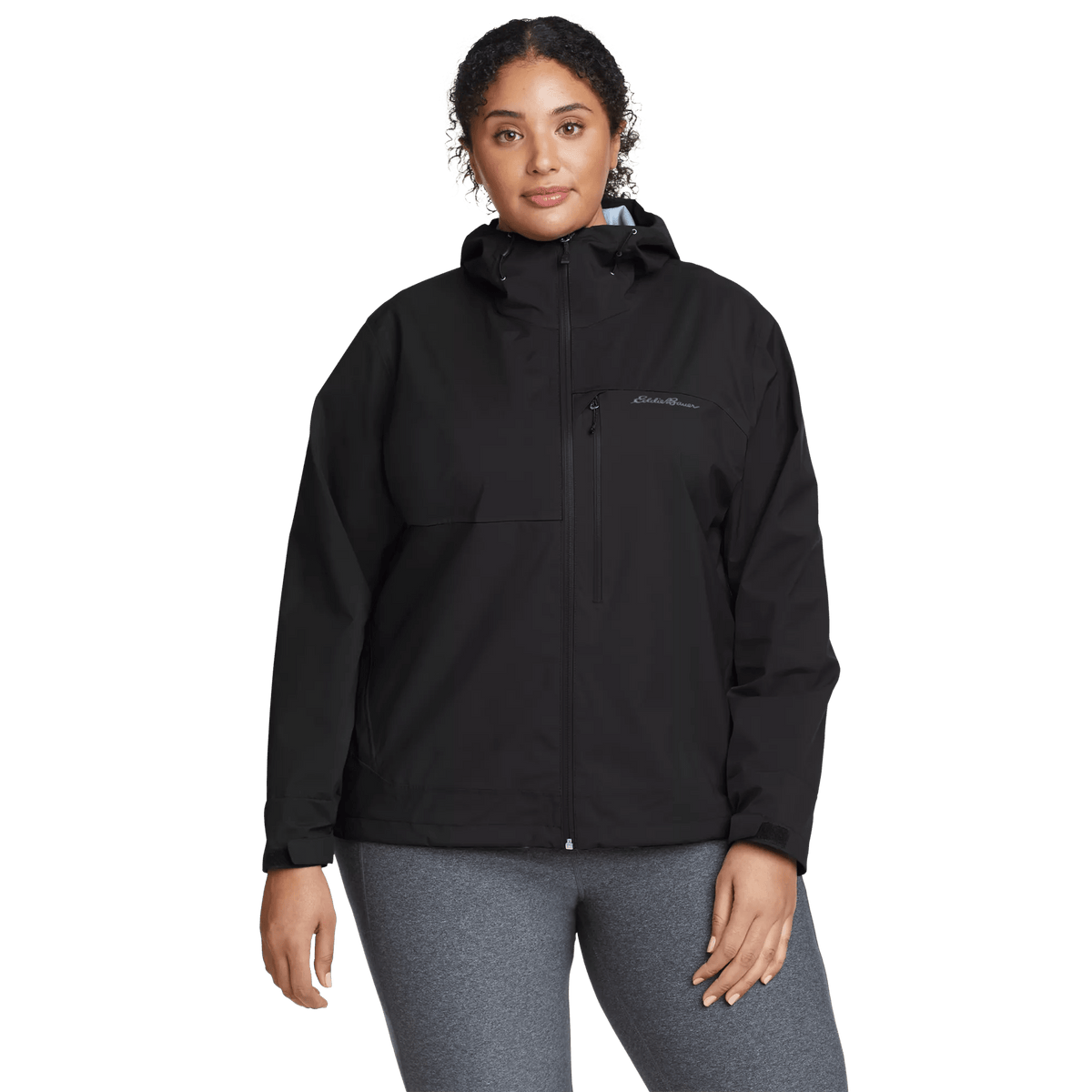 Women's Cloud Cap 3L Waterproof Stretch Hooded Rain Jacket