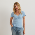 Women's Pointelle Dobby Shirt