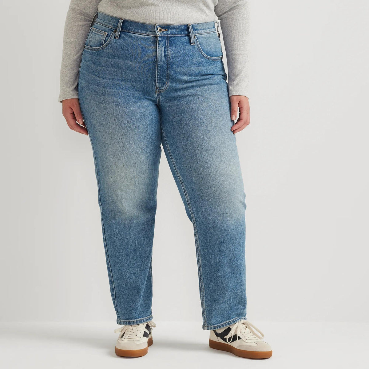 Women's Authentic High-Rise Straight Leg Jeans