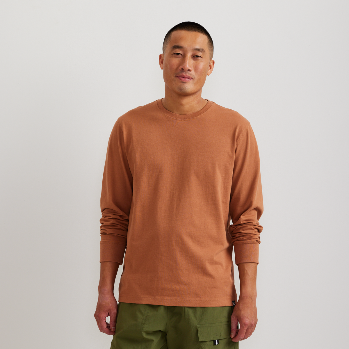 Men's Legend Wash 100% Cotton Long-Sleeve Classic T-Shirt