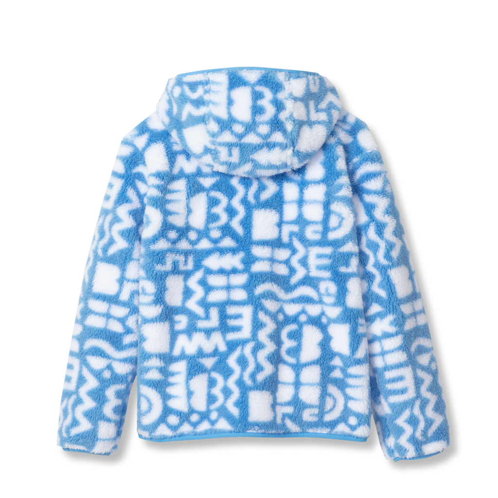 Kids Quest Fleece Plush Hooded Jacket - Print