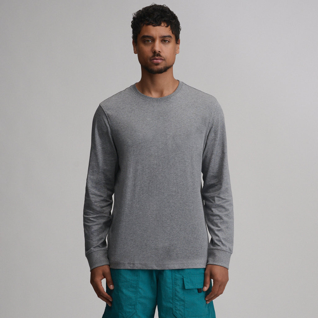 Men's Legend Wash 100% Cotton Long-Sleeve Classic T-Shirt