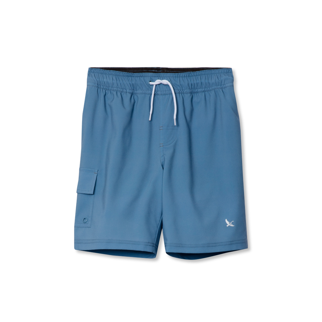 Boys Sea Spray Solid Comfort Liner Swim Shorts