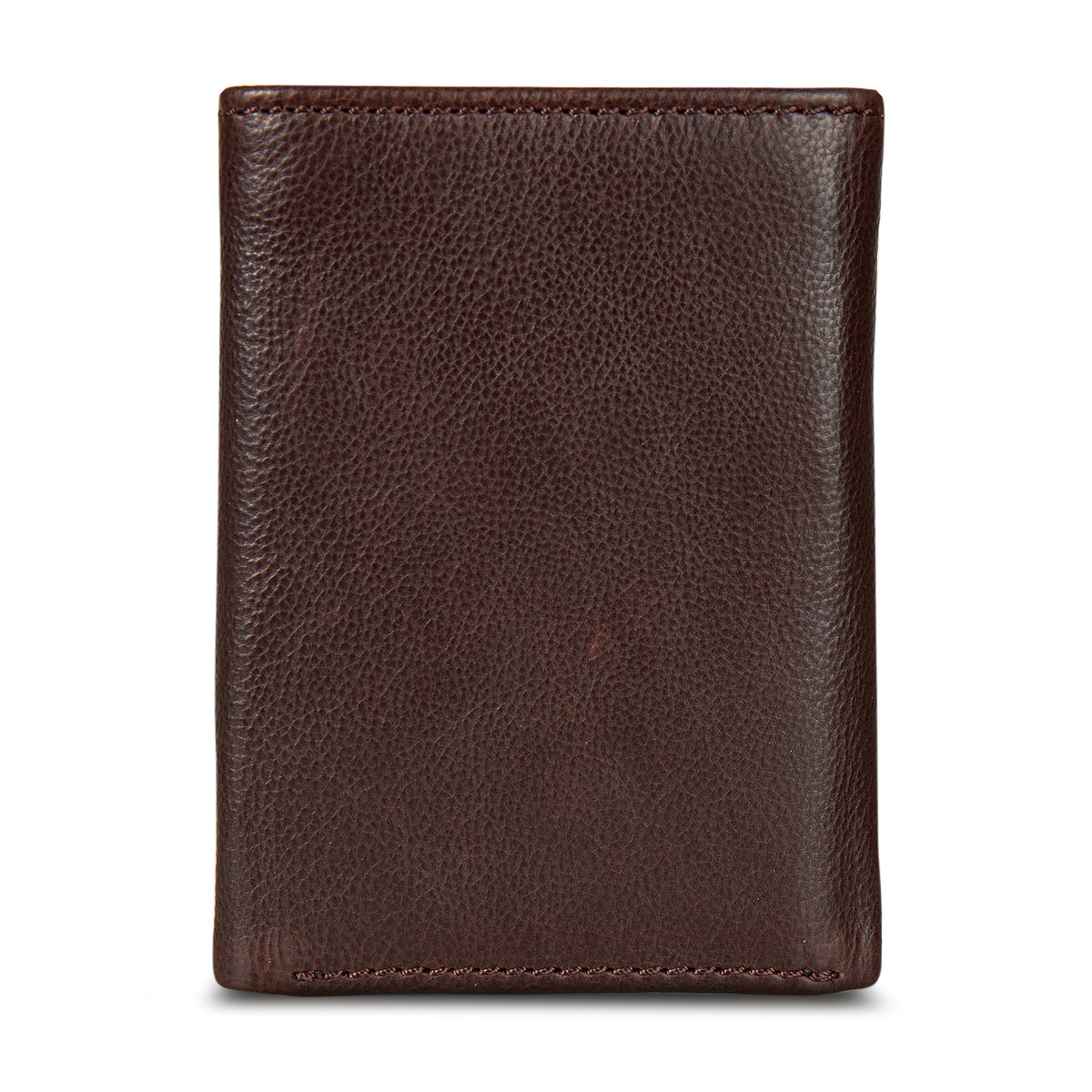 EB Signature Logo Leather Trifold Wallet