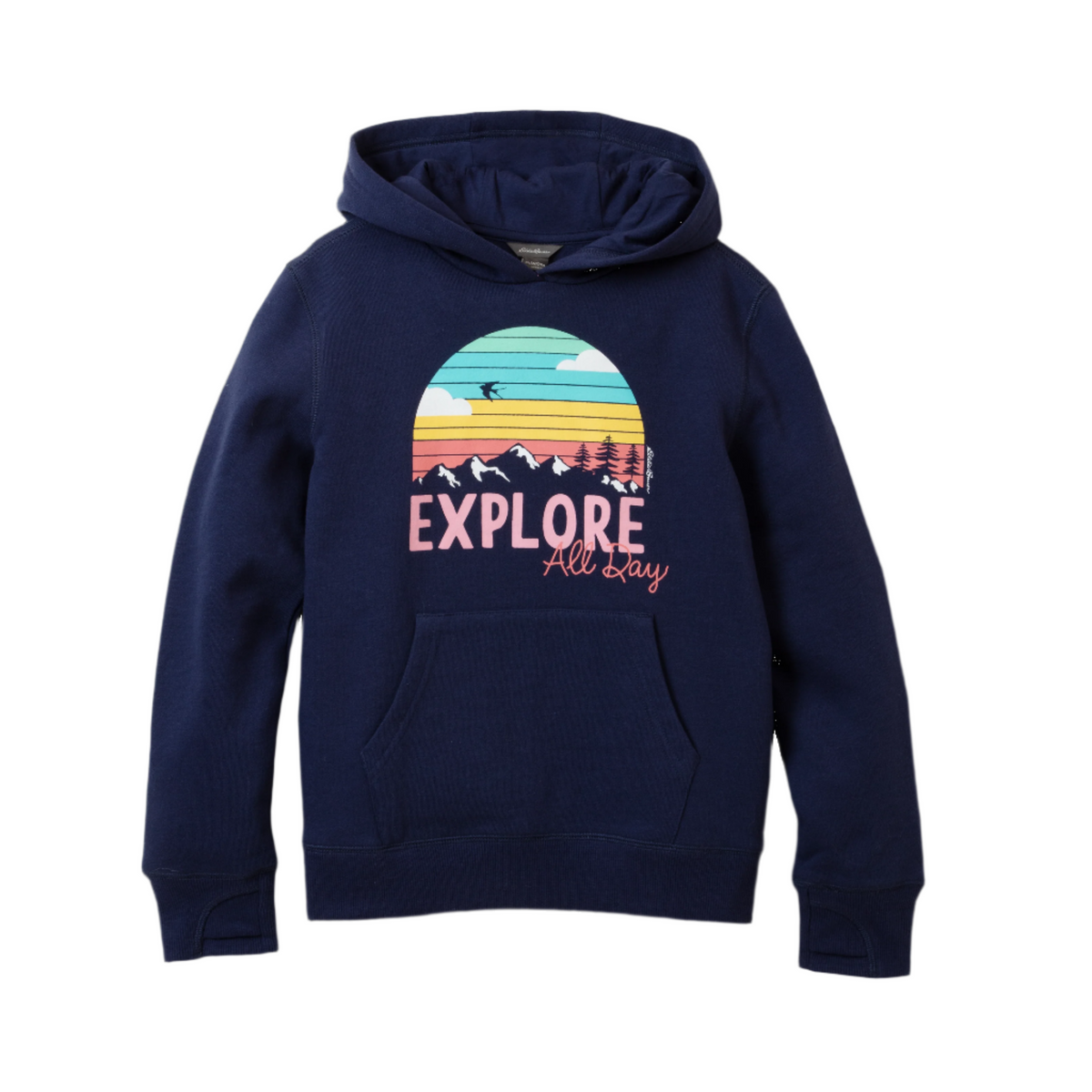 Girls Graphic Camp Fleece Hoodie