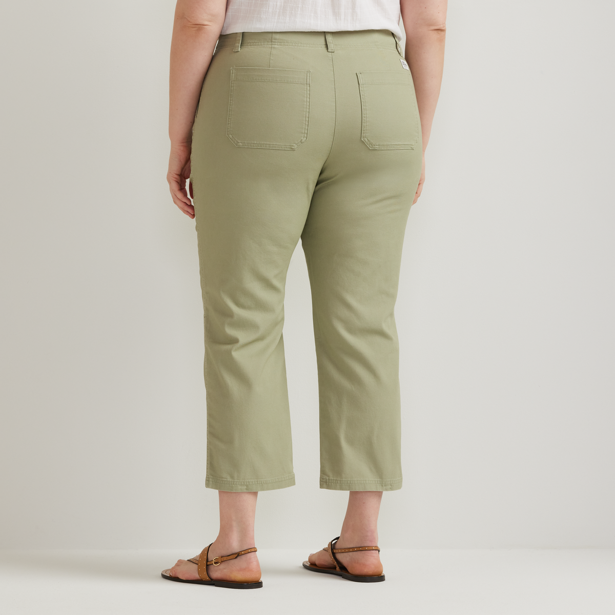 Women's Utility Stretch Canvas Kick Cropped Pants