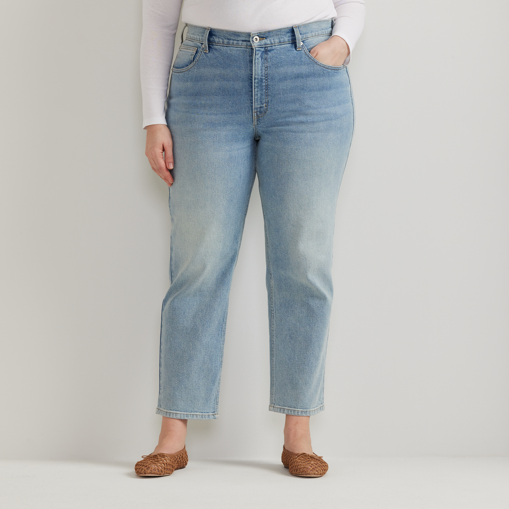 Women's Authentic High-Rise Straight Leg Jeans