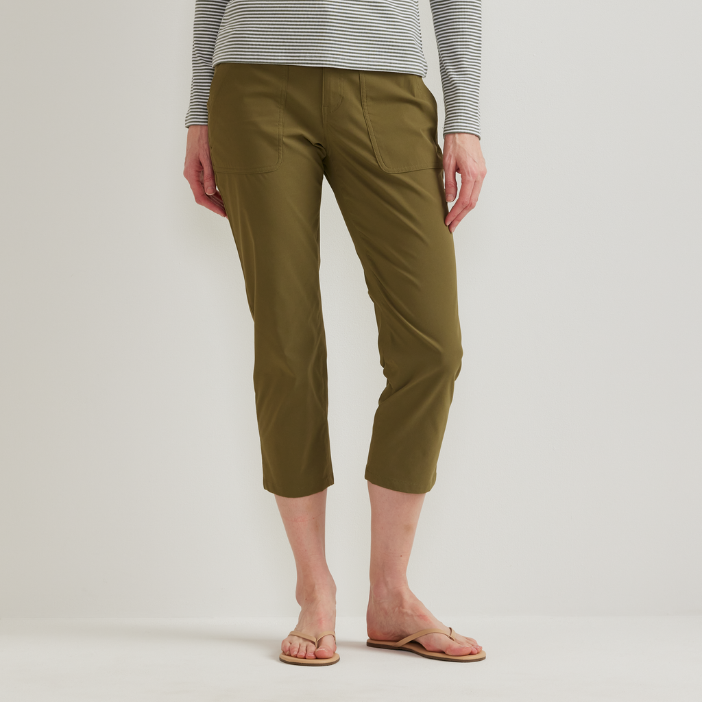 Women's Horizon High-Rise Straight Leg Cropped Pants