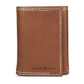 EB Signature Top Stitch Leather Trifold Wallet