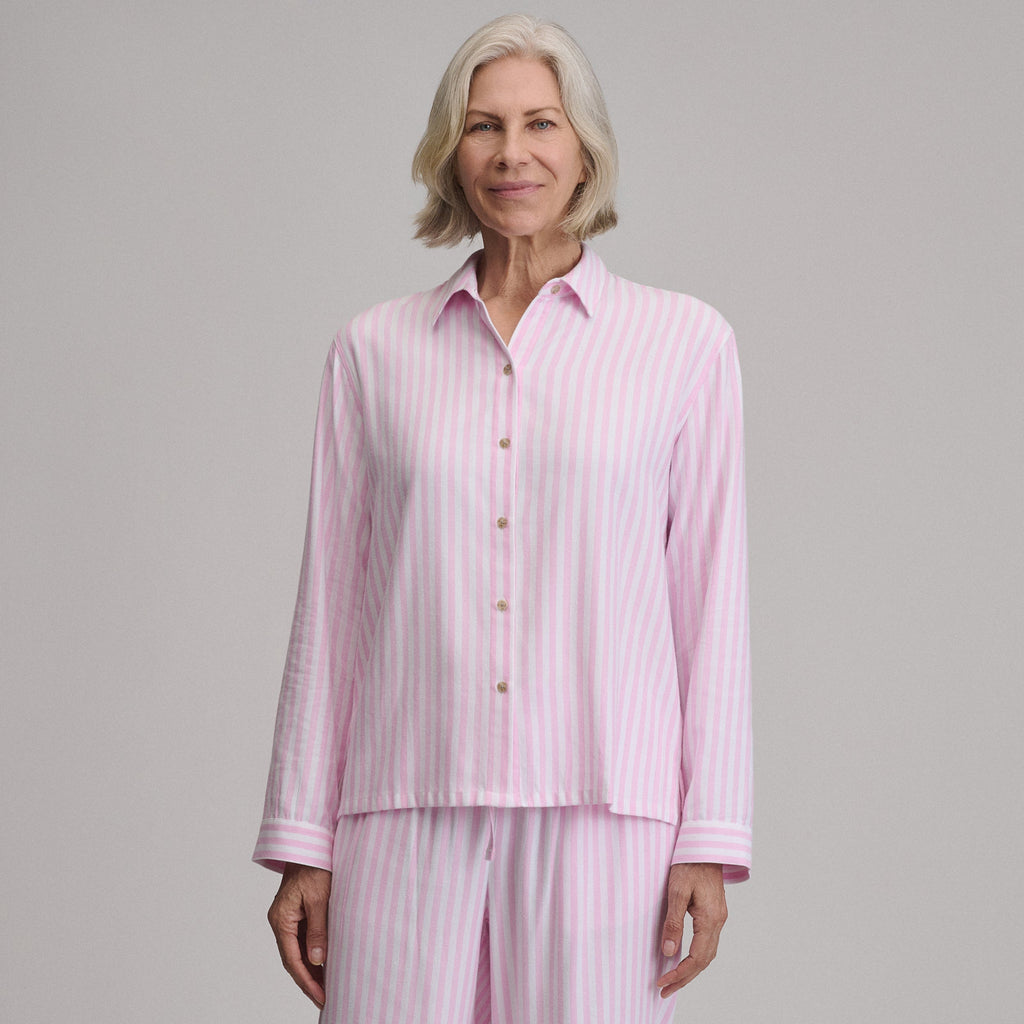 Women's Long-Sleeve Softened Sleep Shirt