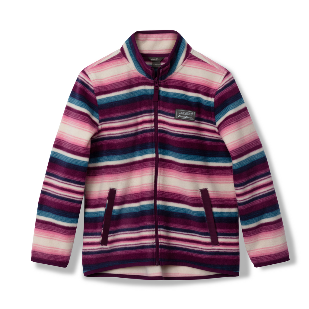 Girls Quest Fleece Full Zip Jacket - Print