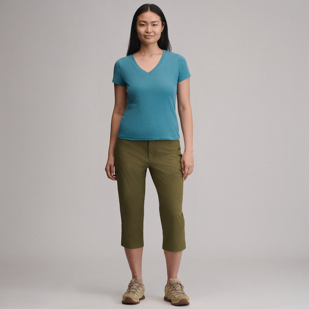 Women's Everyday Short-Sleeve V-Neck T-Shirt