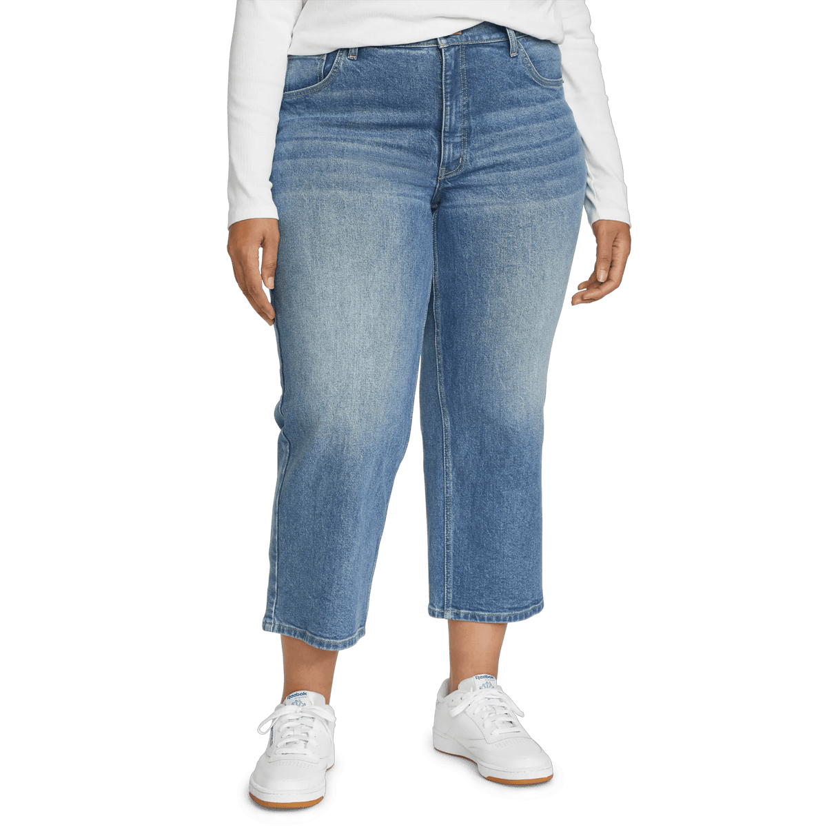 Women's Authentic Everyday High-Rise Cropped Jeans