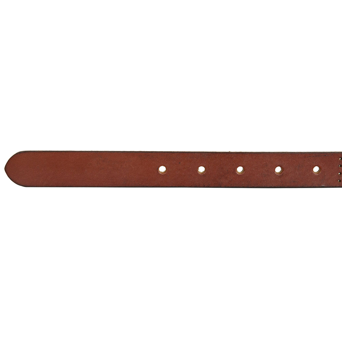 Women's Perforated Pattern Leather Belt