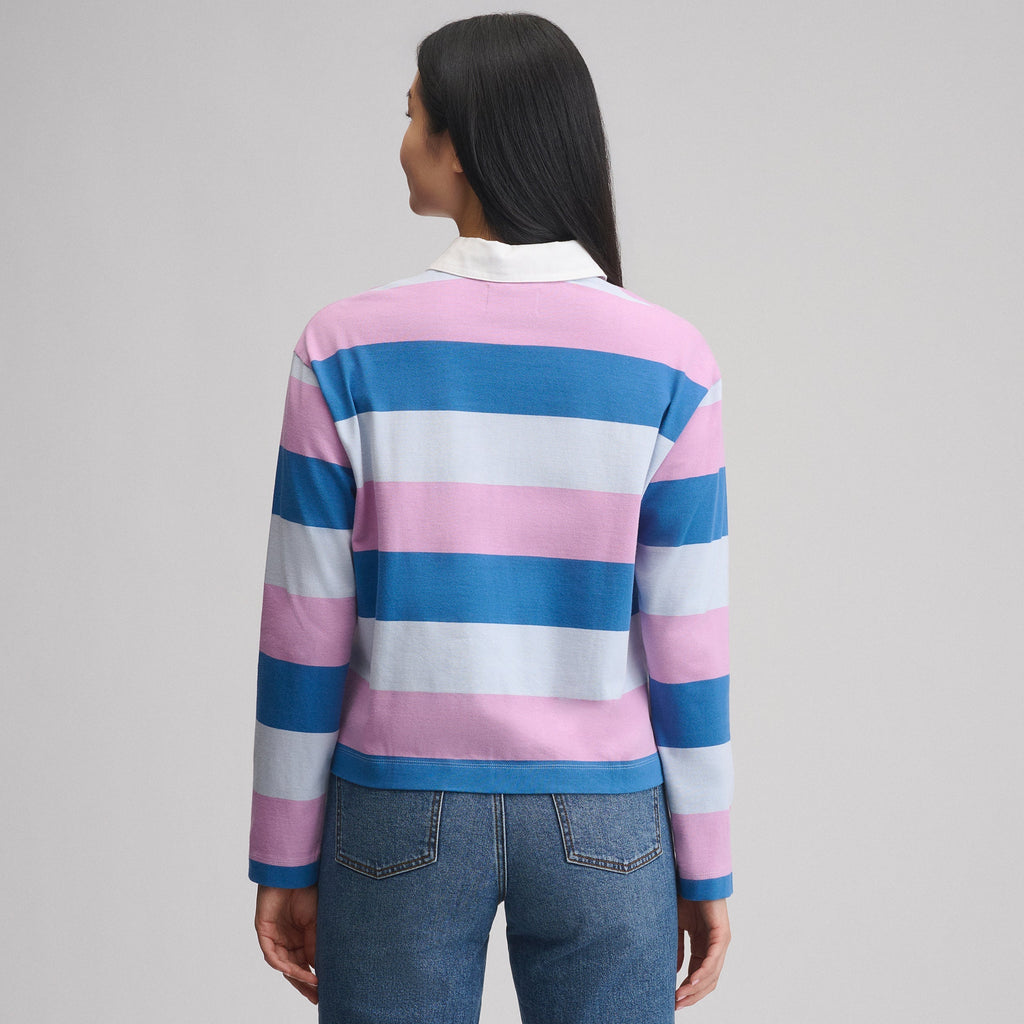 Women's Long-Sleeve Rugby Polo