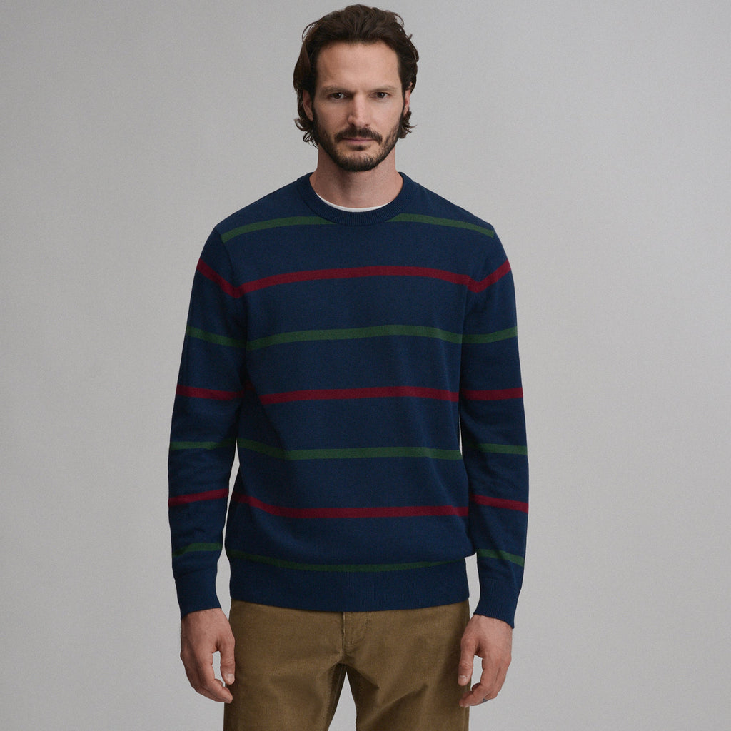 Men's Classic Crew Stripe Sweater