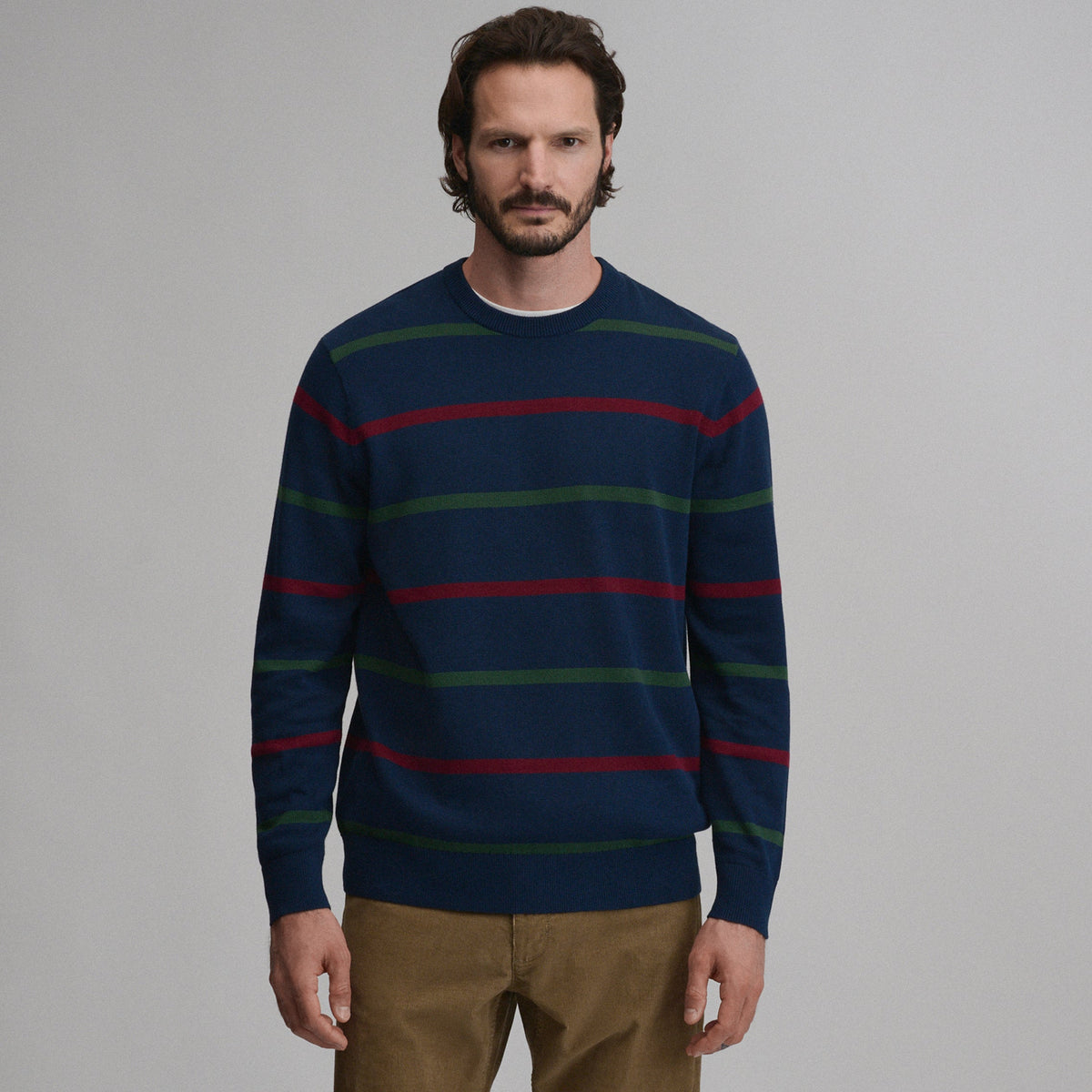 Men's Classic Crew Stripe Sweater