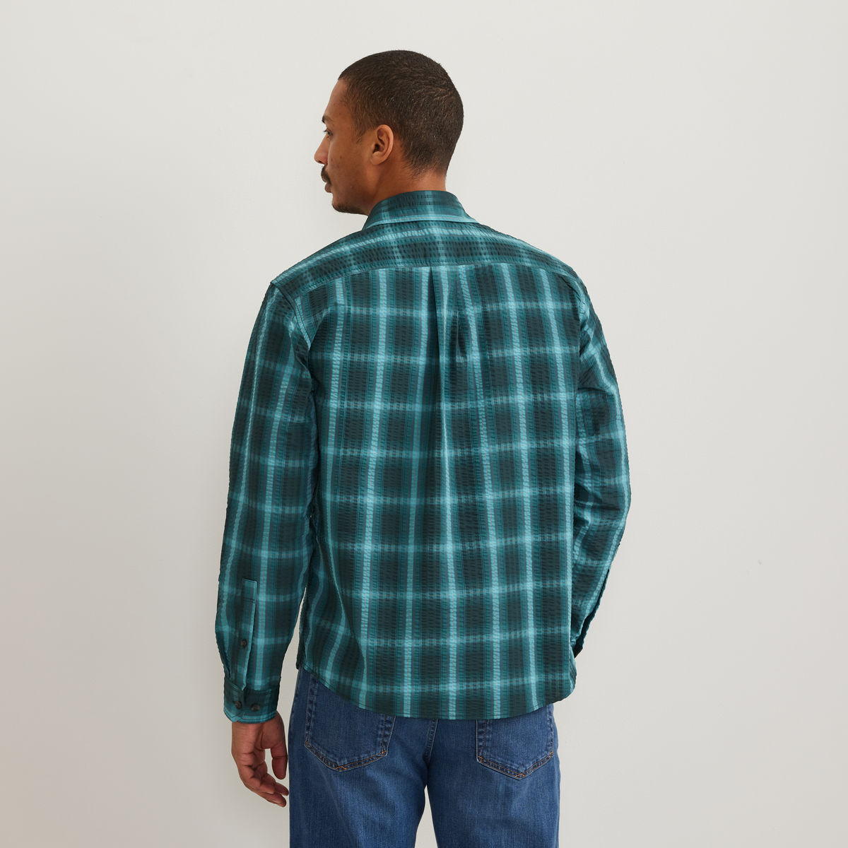 Men's Long-Sleeve Pack It 3.0 Seersucker Shirt