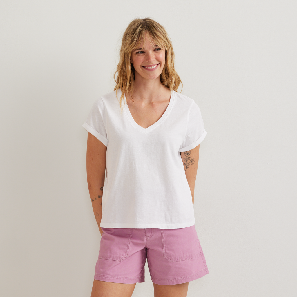 Women's Sunwashed V-Neck T-Shirt