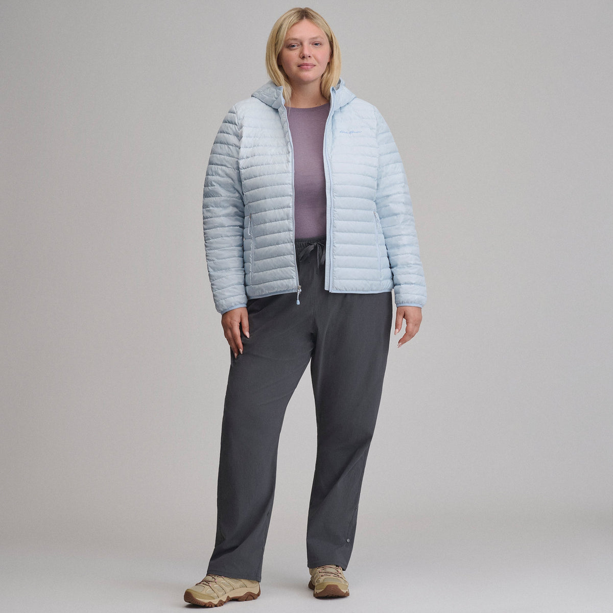 Women's Microlight Hooded Down Jacket