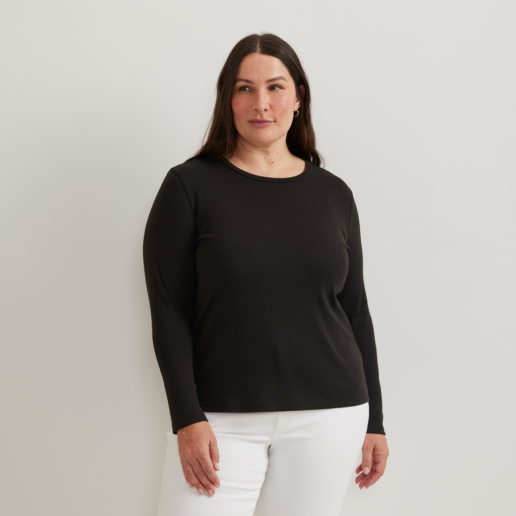 Women's Everyday Long-Sleeve Crewneck T-Shirt