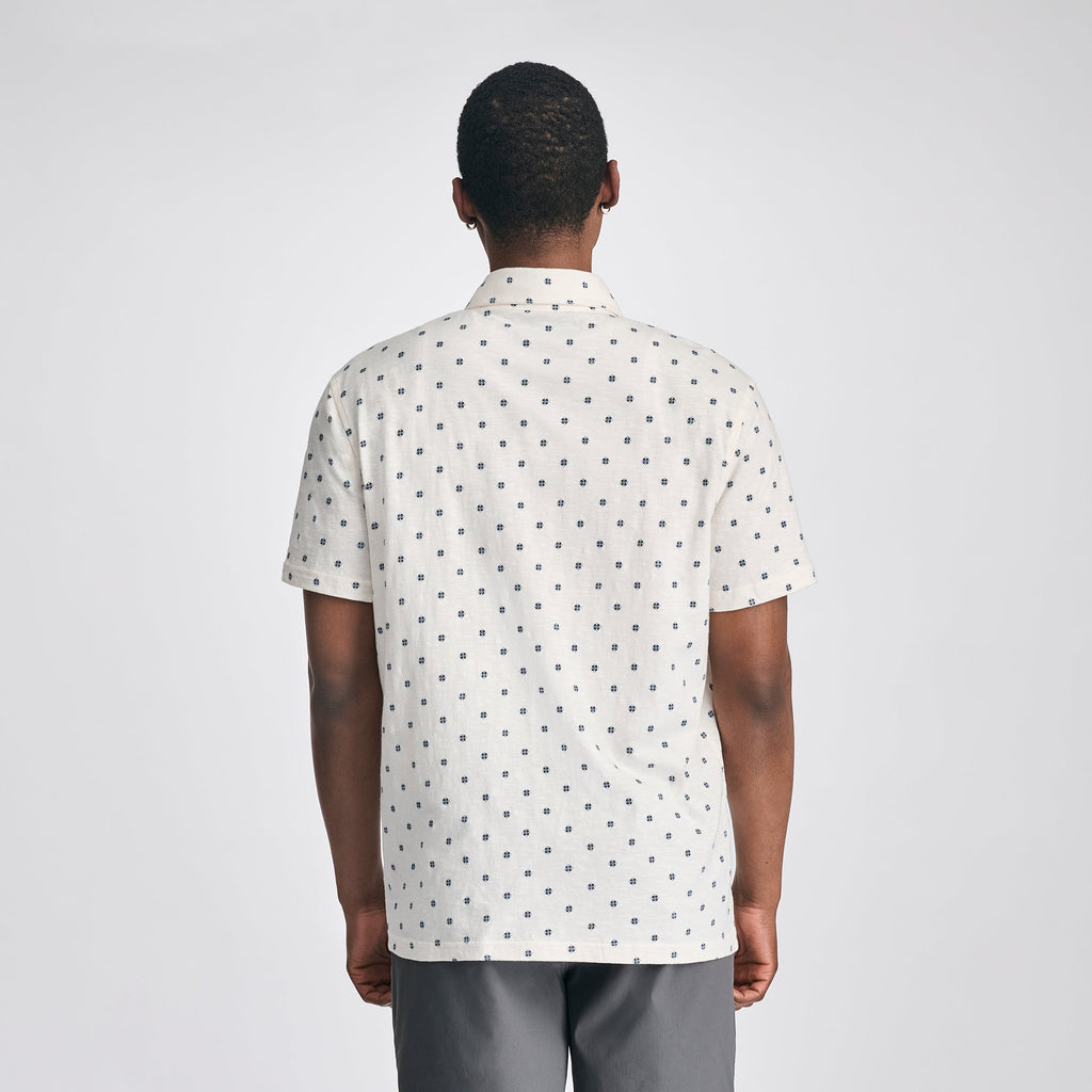 Men's Knit Baja Pocket Button-Up Shirt