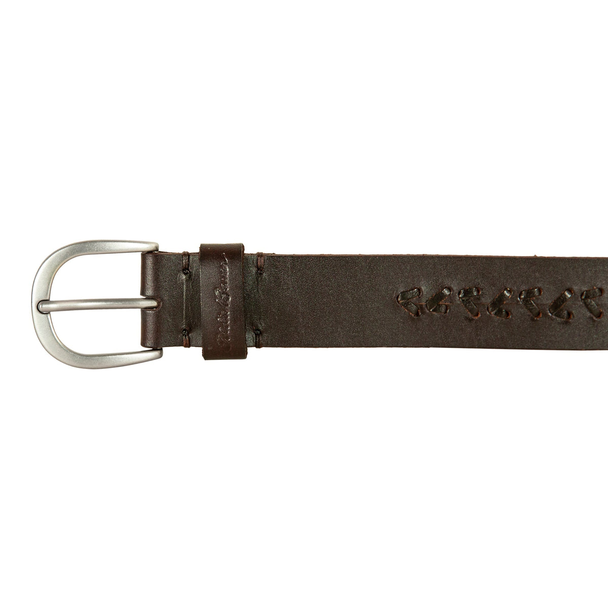 Women's Center Lacing Detailed Leather Belt