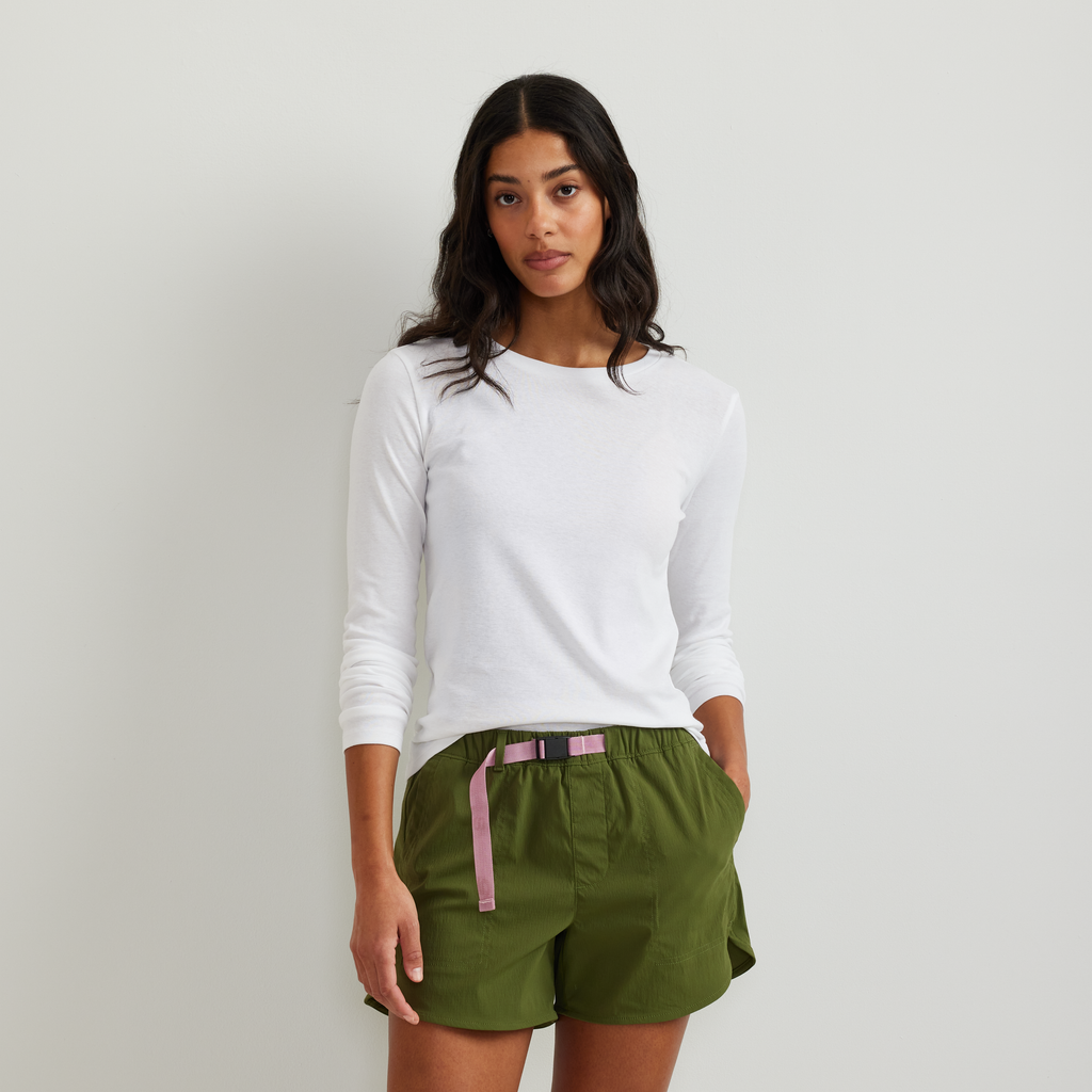 Women's Everyday Long-Sleeve Crewneck T-Shirt
