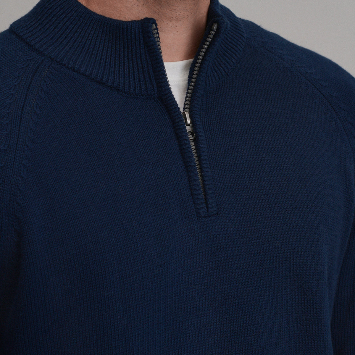 Men's Classic Quarter-Zip Sweater