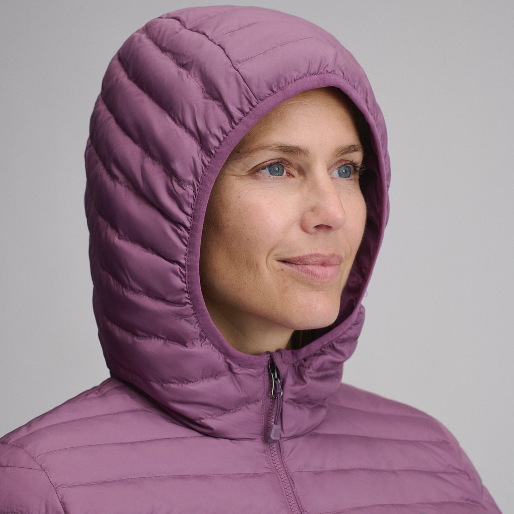 Women's Microlight Hooded Down Jacket