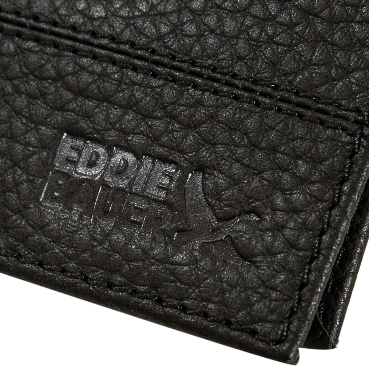 Rugged Leather Money Clip Bifold Wallet