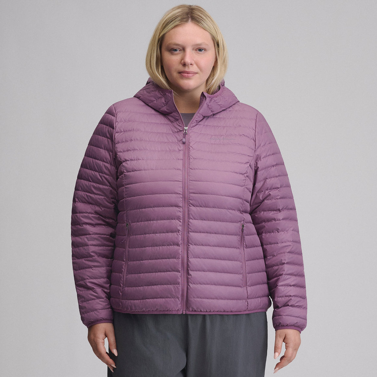 Women's Microlight Hooded Down Jacket