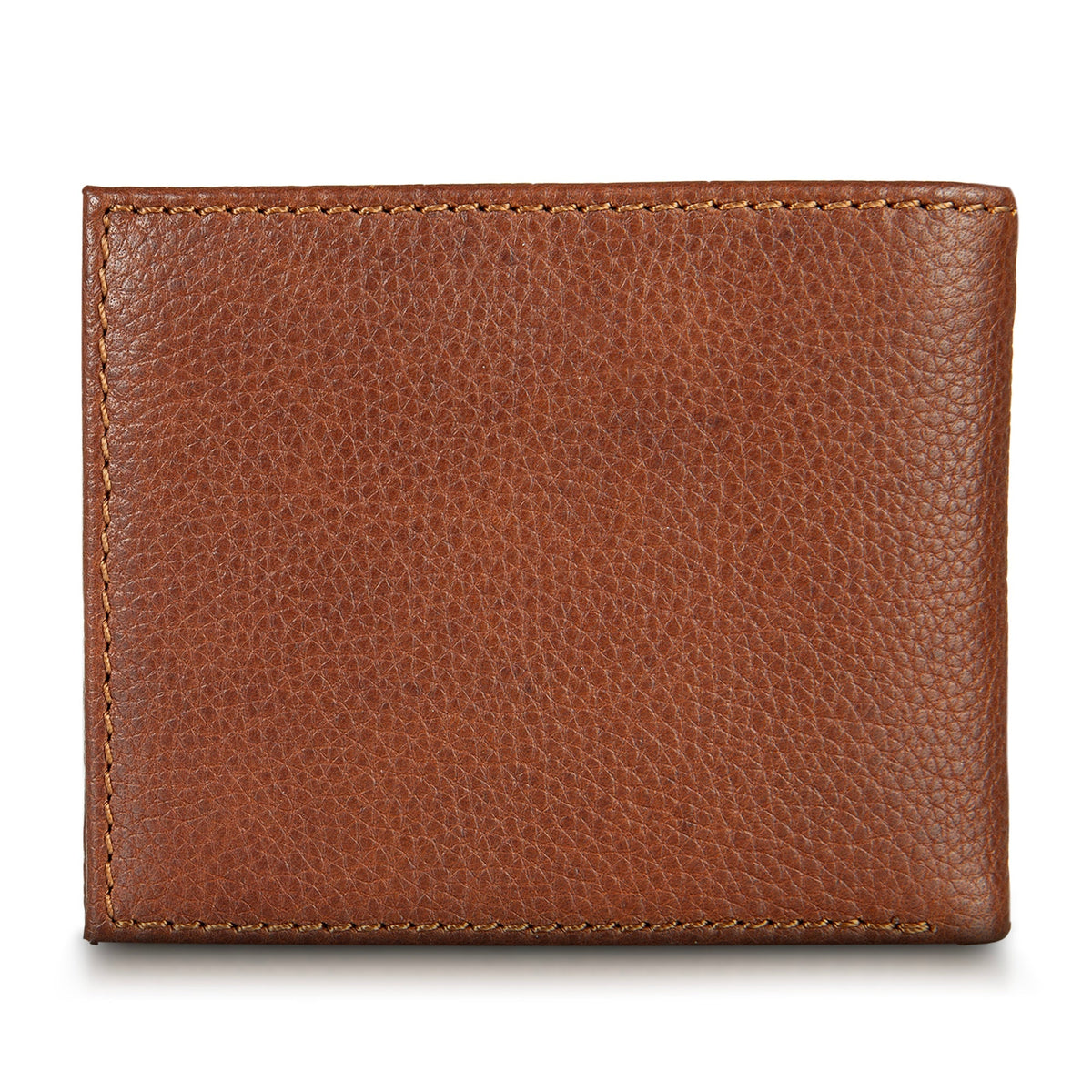 EB Signature Logo Leather Flip Id Bifold Wallet