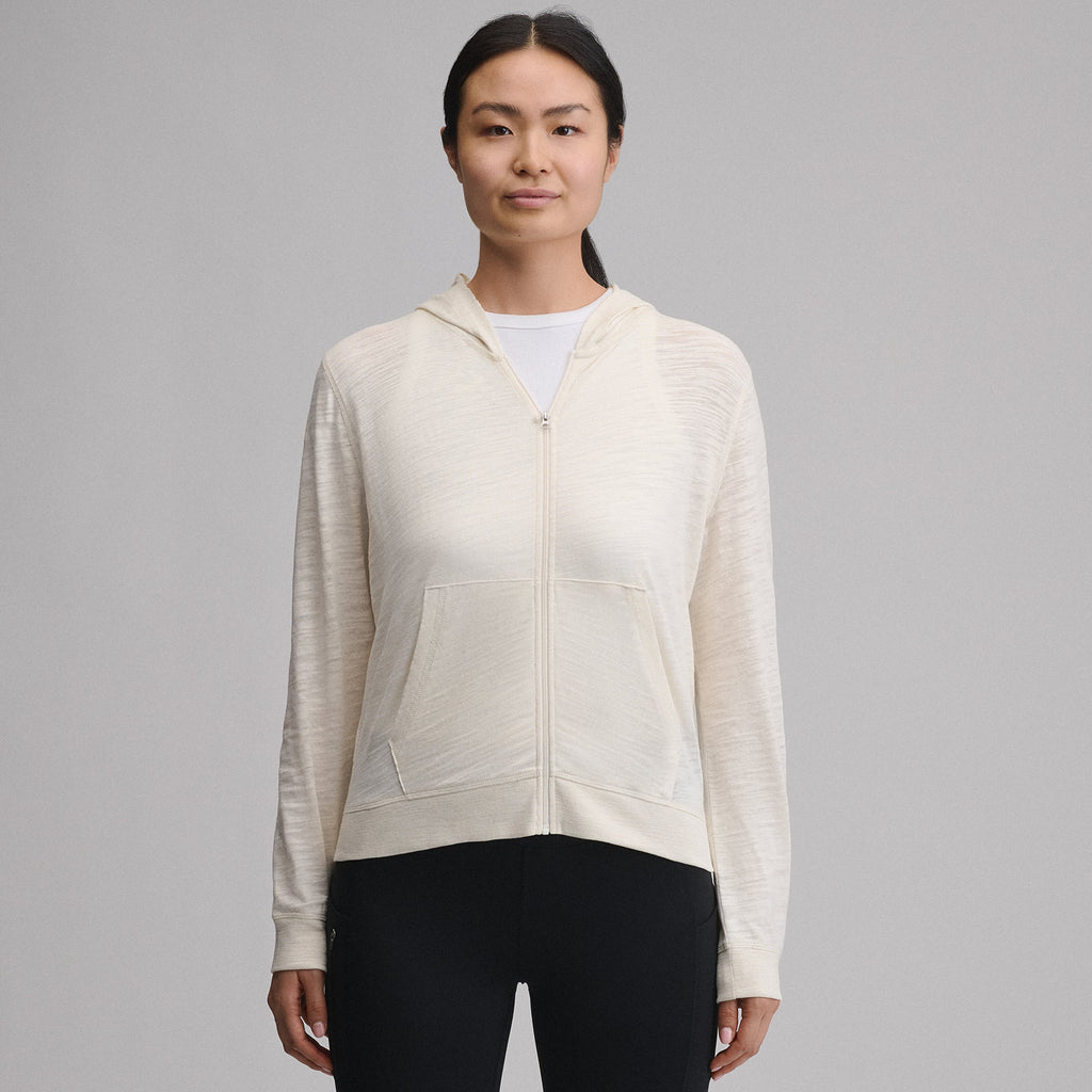 Women's Waverly Cotton Slub Full-Zip Sweatshirt