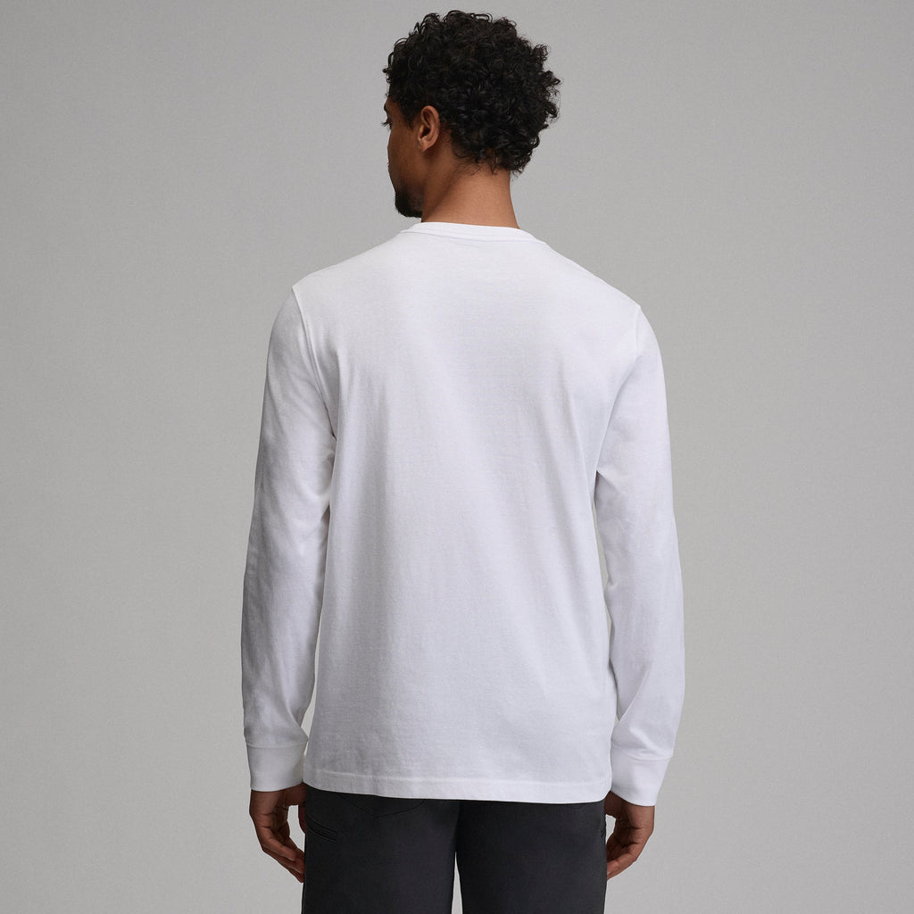 Men's Legend Wash 100% Cotton Long-Sleeve Classic T-Shirt