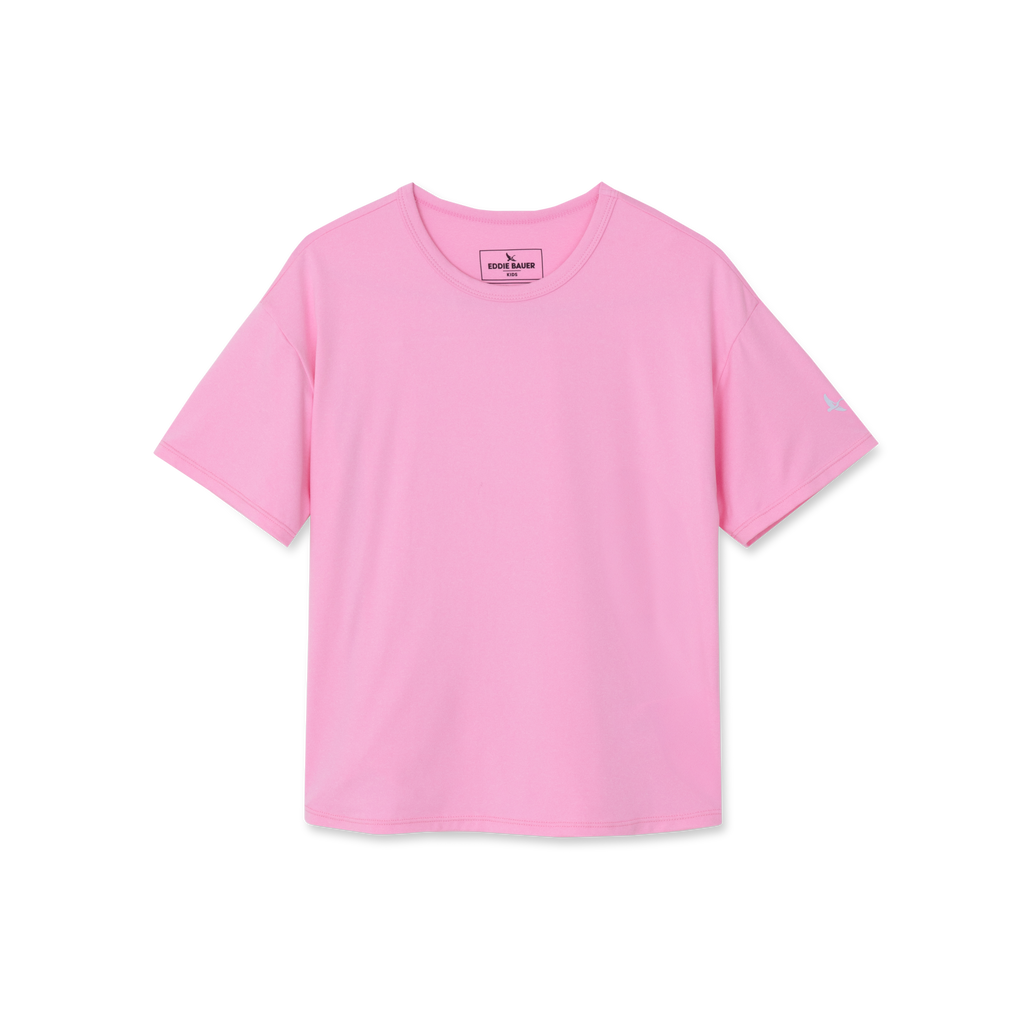 Girls Short Sleeve Trail Active T-Shirt