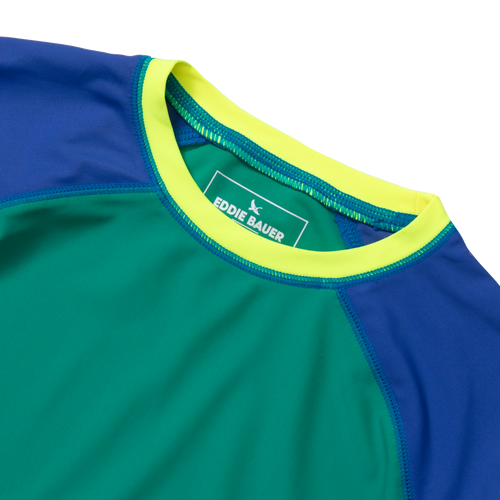 Boys Sea Spray Colorblock LS Rashguard