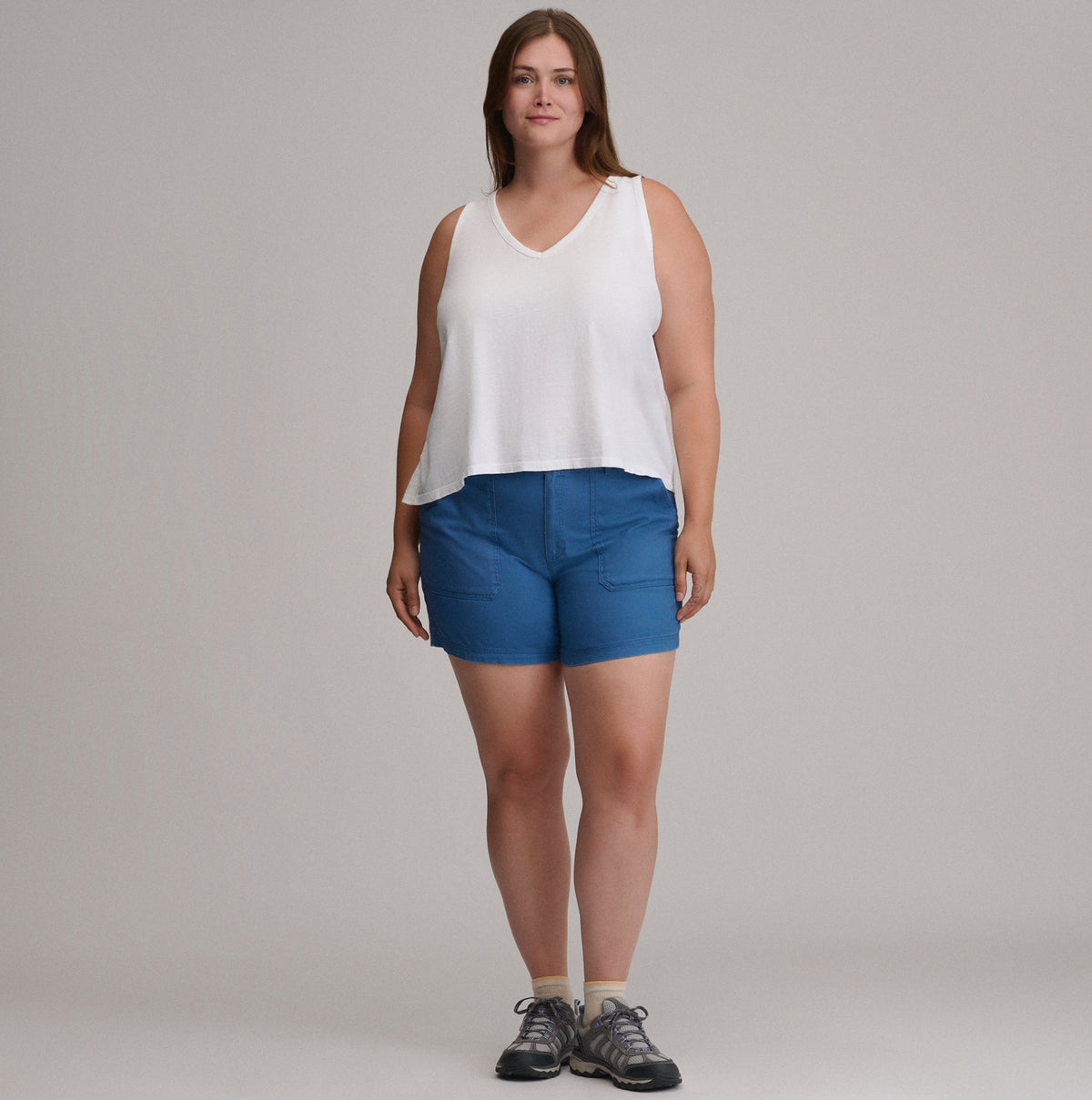 Women's Sunwashed Cotton V-Neck Tank